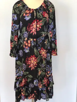 LONG CINCHED DRESS