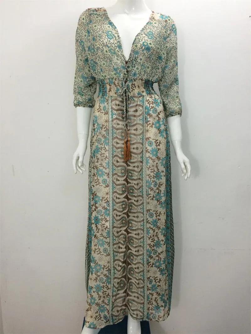 long dress Vintage  floral print