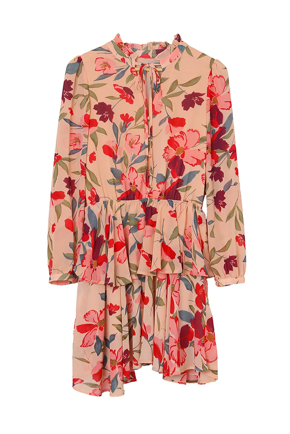 Long Sleeve Floral Dresses