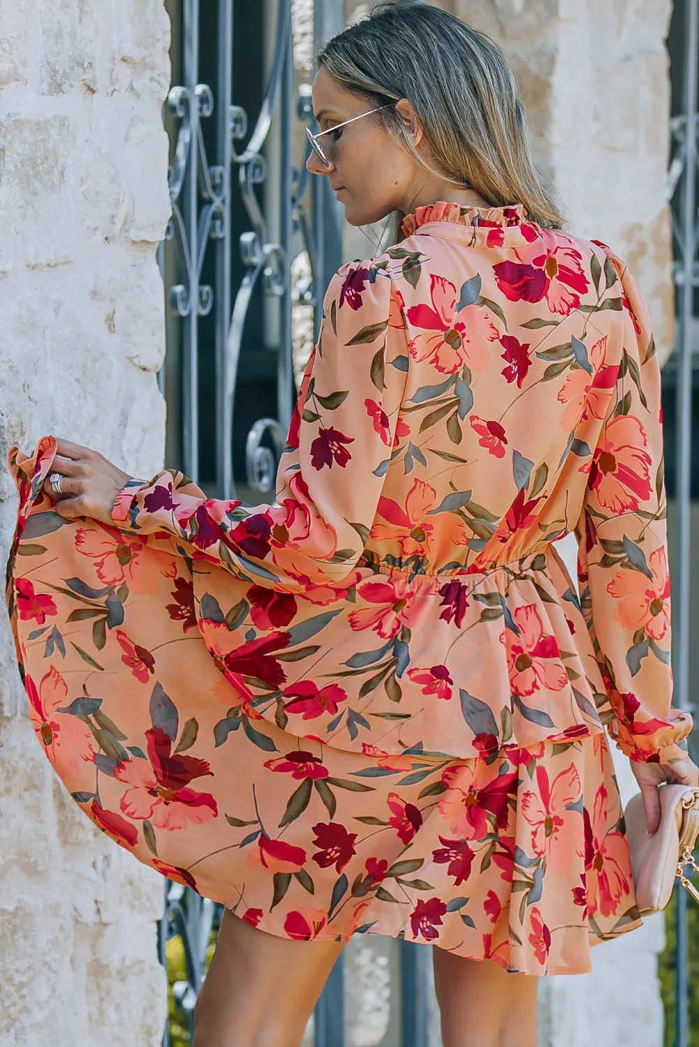 Long Sleeve Floral Dresses