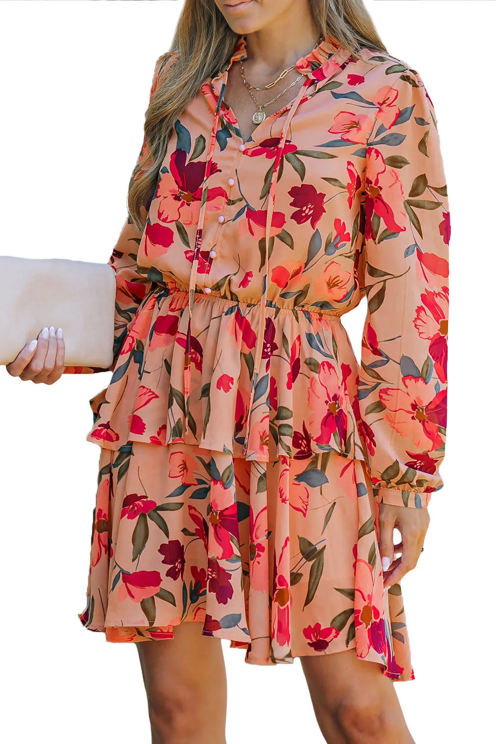 Long Sleeve Floral Dresses