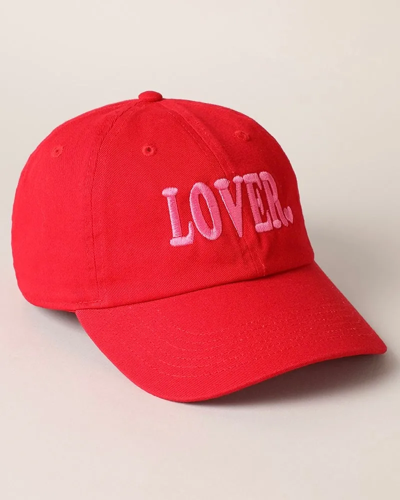 Lover Embroidery Baseball Cap
