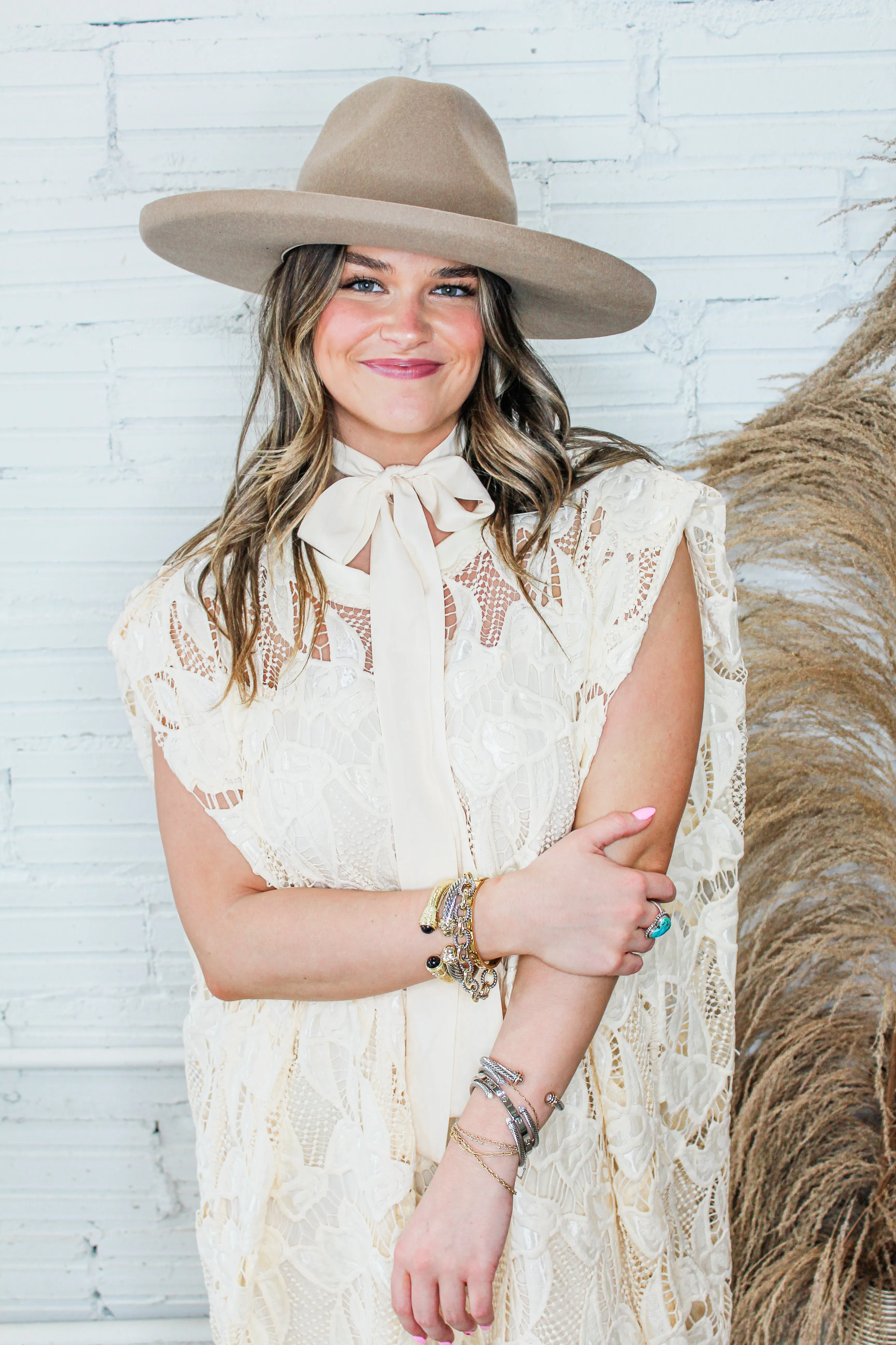 Luxury Cowgirl Dress- Ivory
