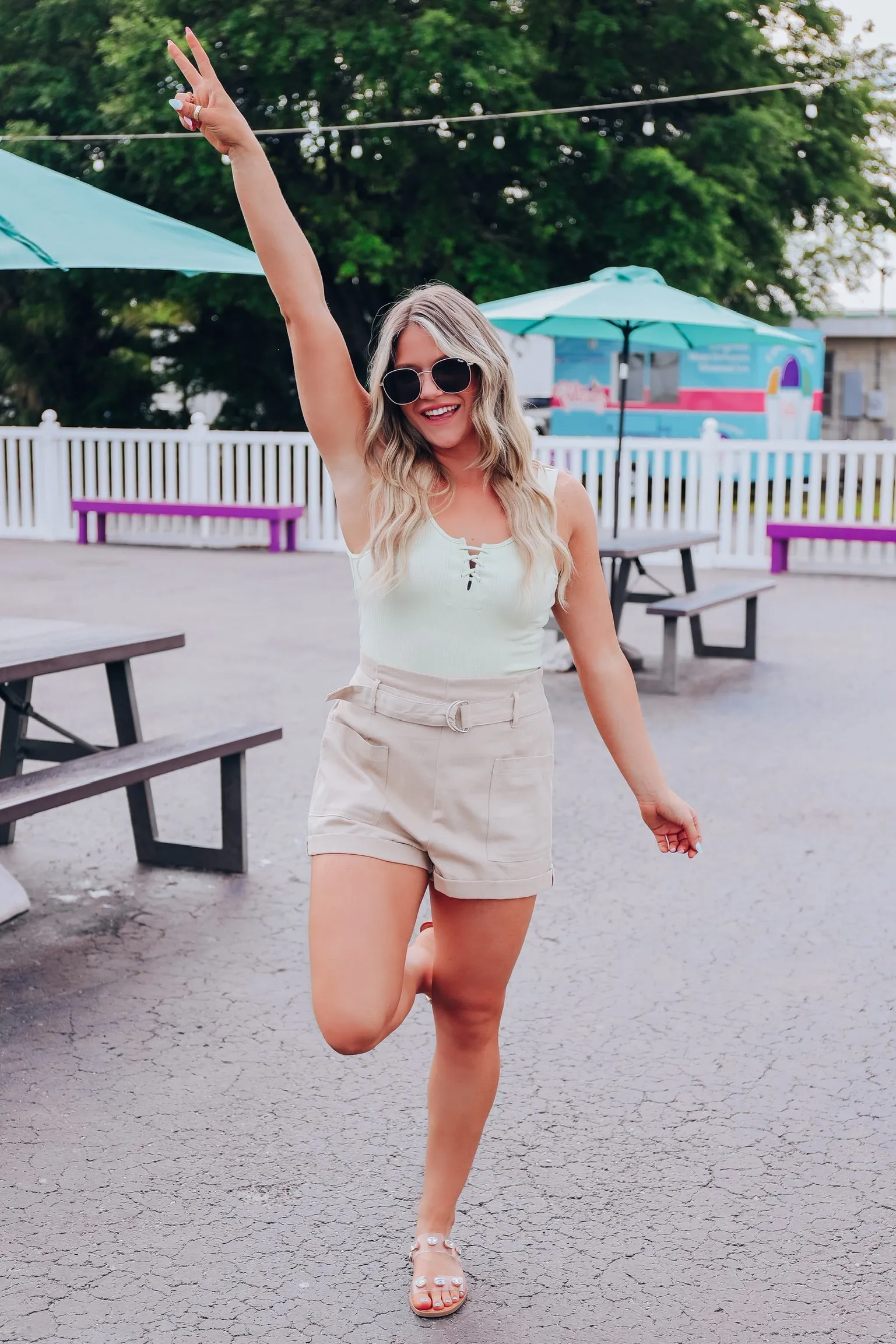 Lynbrook Ribbed Bodysuit - Mint