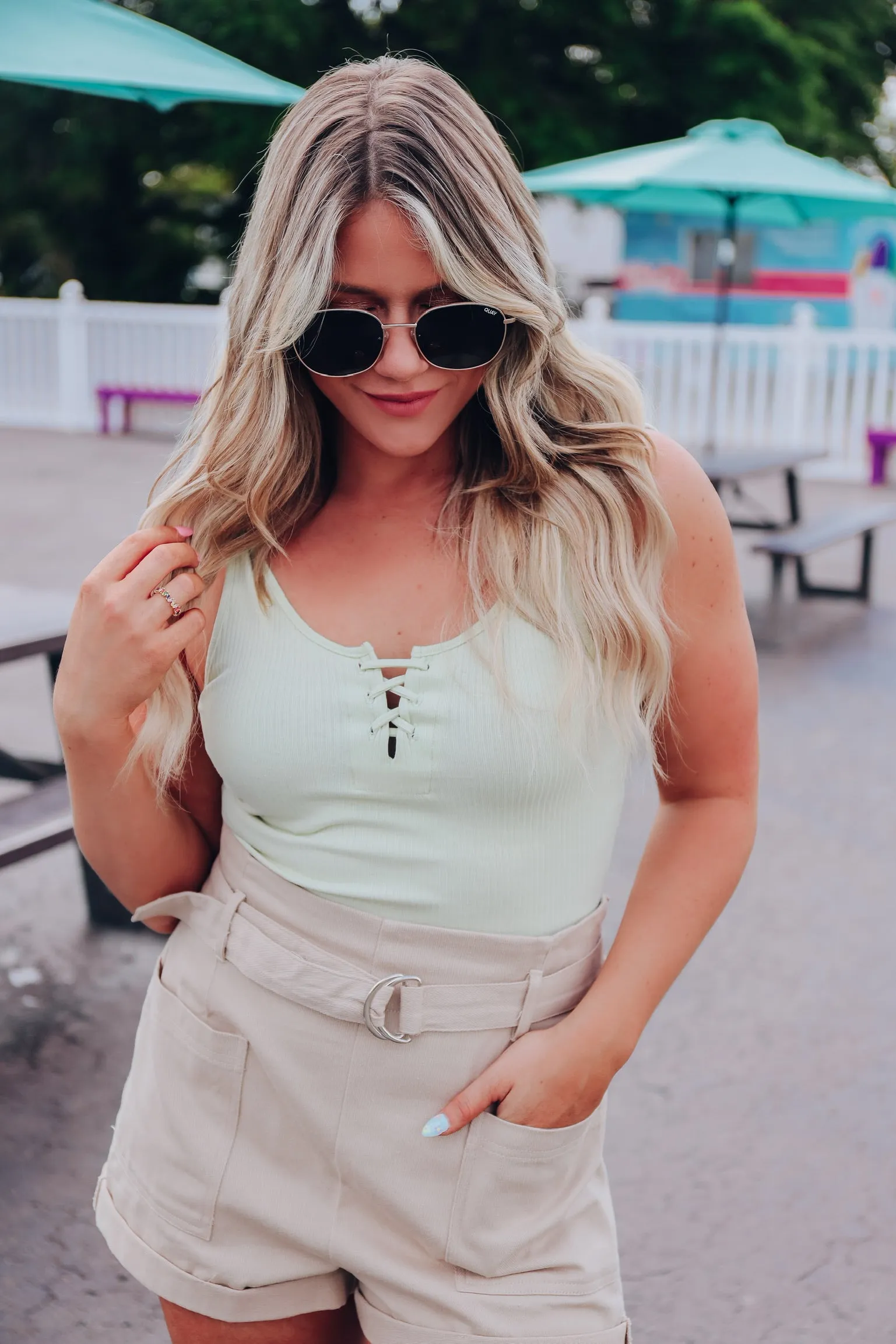 Lynbrook Ribbed Bodysuit - Mint