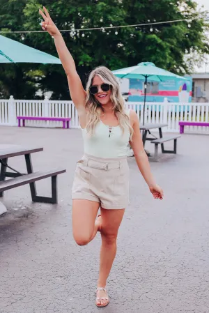 Lynbrook Ribbed Bodysuit - Mint