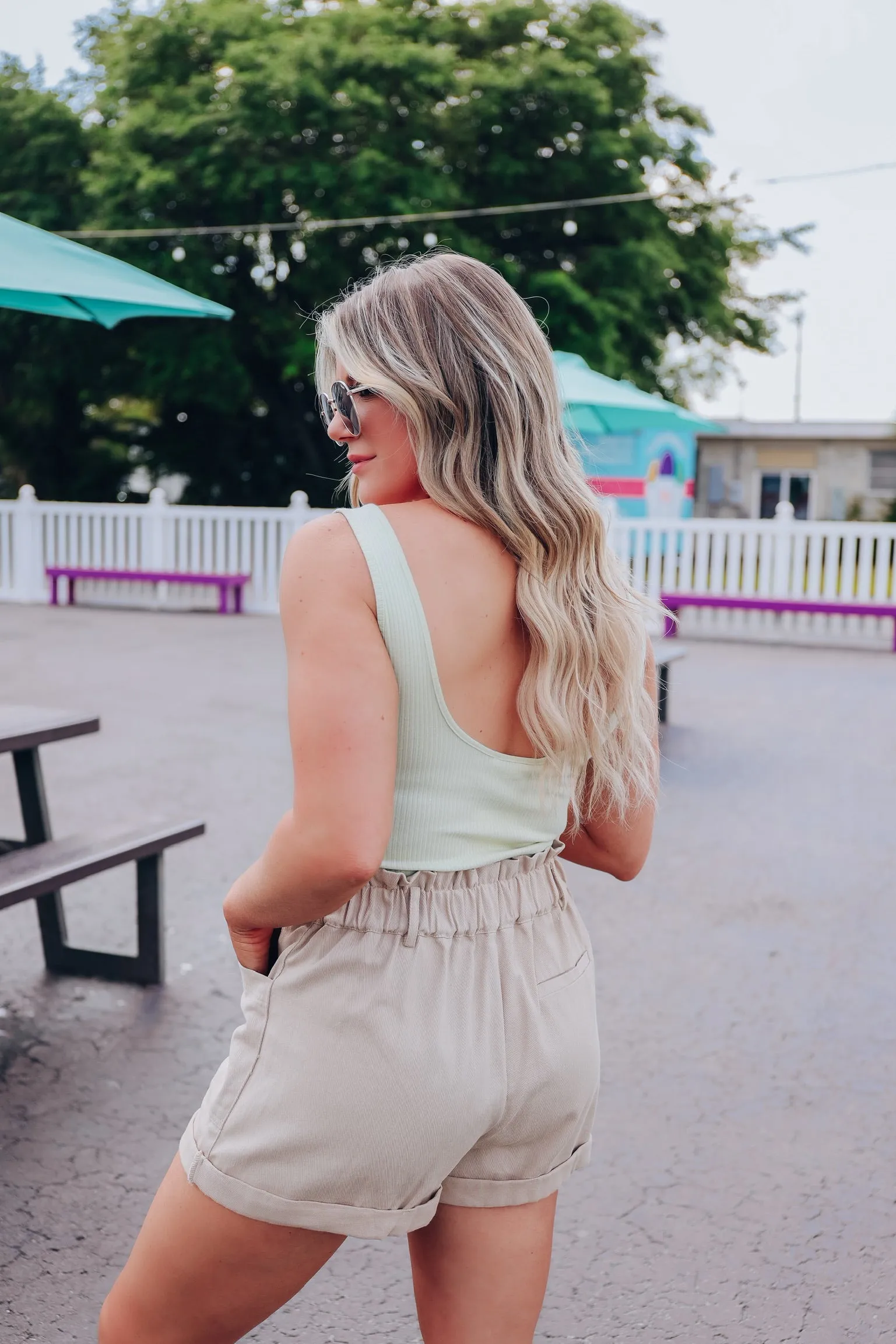 Lynbrook Ribbed Bodysuit - Mint