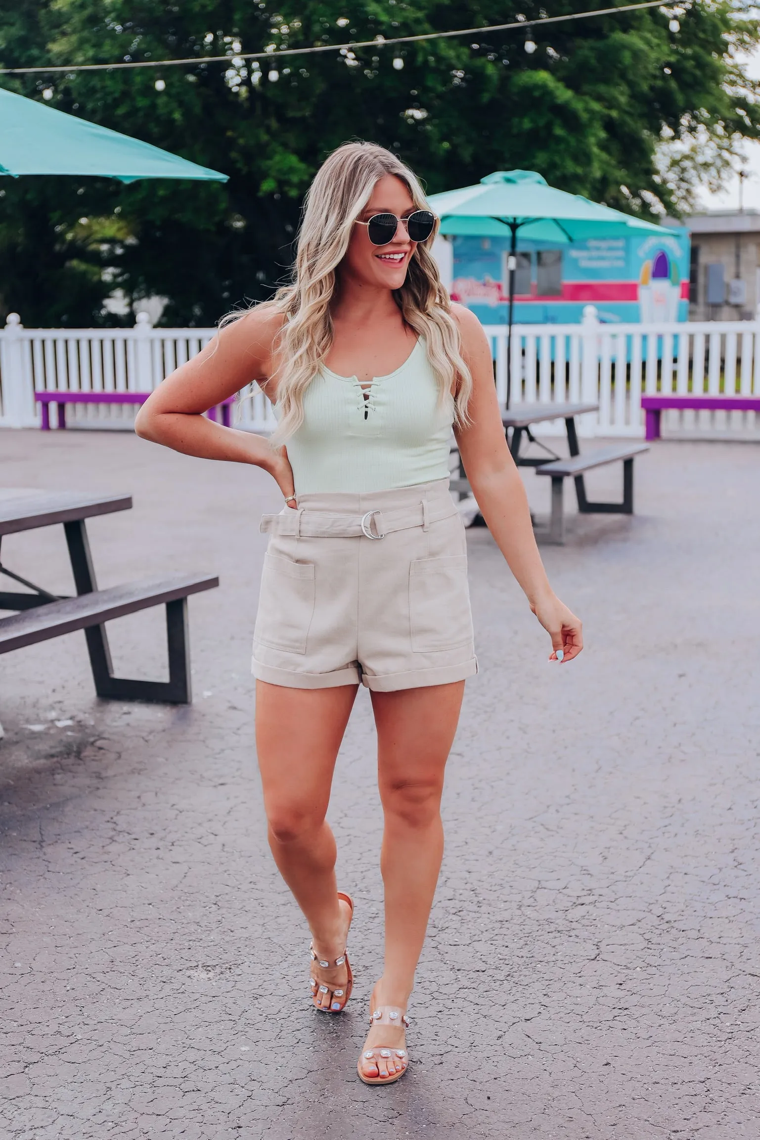 Lynbrook Ribbed Bodysuit - Mint