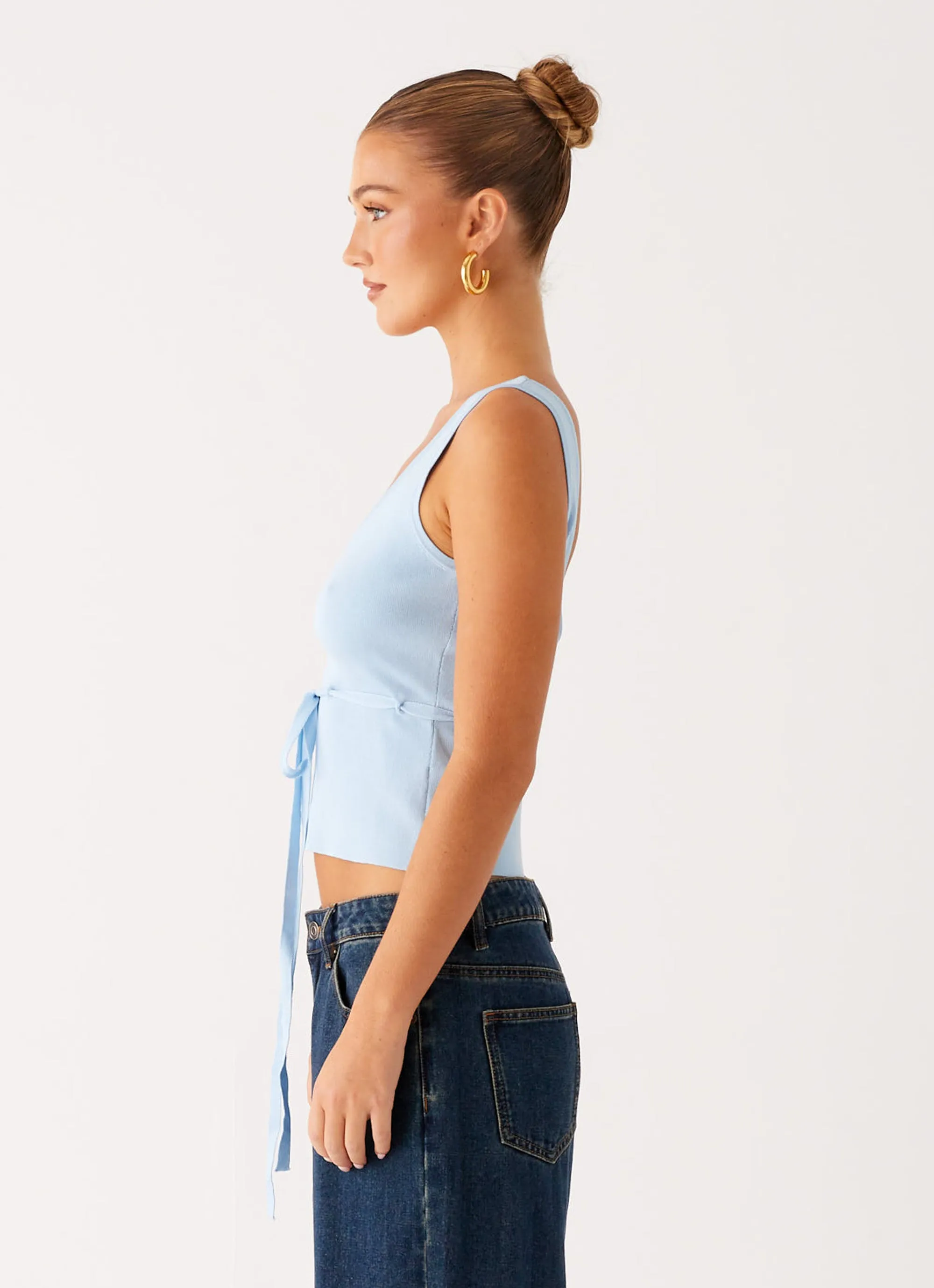 Macall Knit Tank - Blue