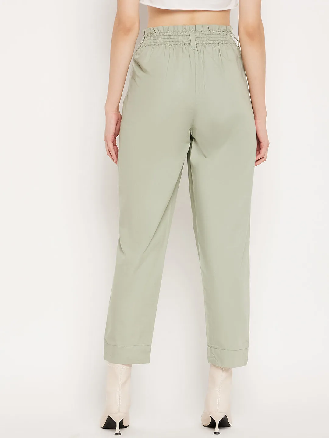 Madame Mint Ankle Length Trousers