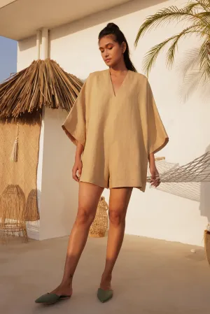 Malaga Playsuit (Light Sand)