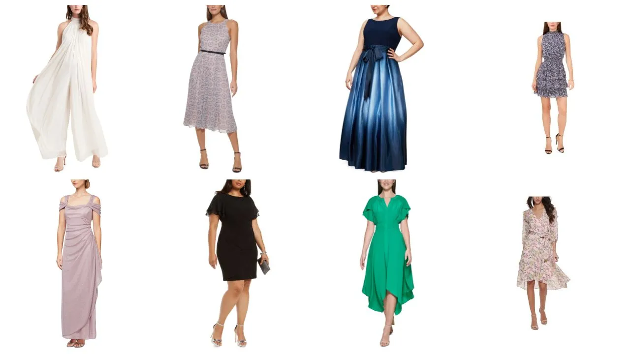 👗Manifested Designer Prom Dress Lot #4988 - Betsy & Adam, Alex Evenings, Dkny (46 units)