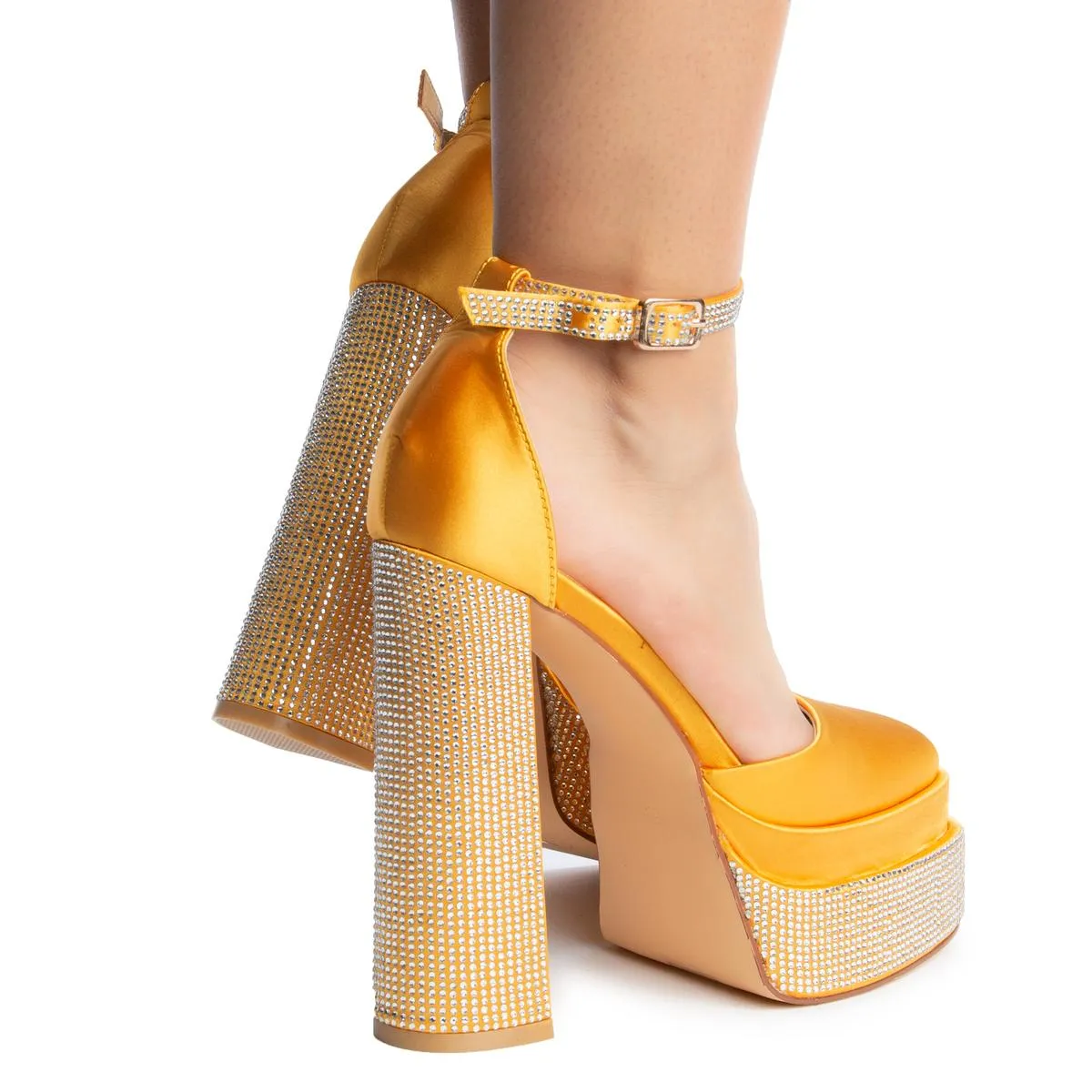 Margot Rhinestone Platform High Heel
