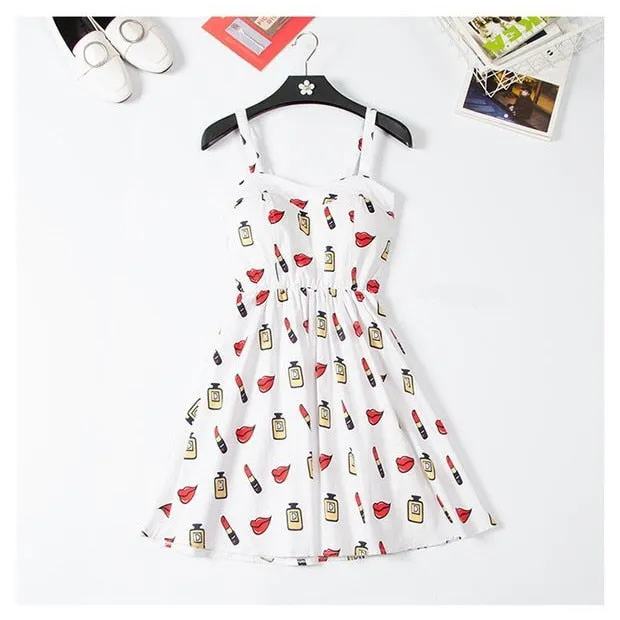 Marwin  Off shoulder ruffle Dot women's dress