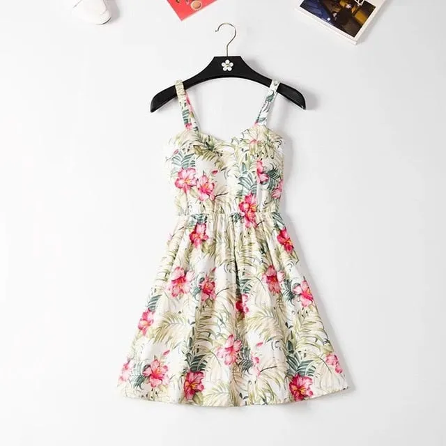 Marwin  Off shoulder ruffle Dot women's dress