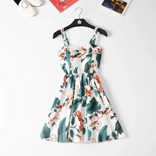 Marwin  Off shoulder ruffle Dot women's dress