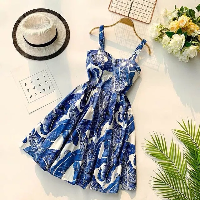 Marwin  Off shoulder ruffle Dot women's dress