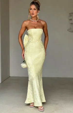 Mary Maxi Dress - Lemon