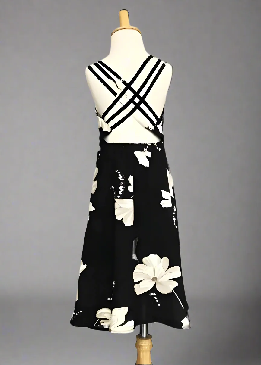 Matching Mommy & Me Floral Strappy Back Maxi Dresses  Summer Beach Outfit