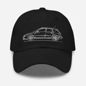 Mazda 3 2008 Hatchback Silhouette Dad Hat