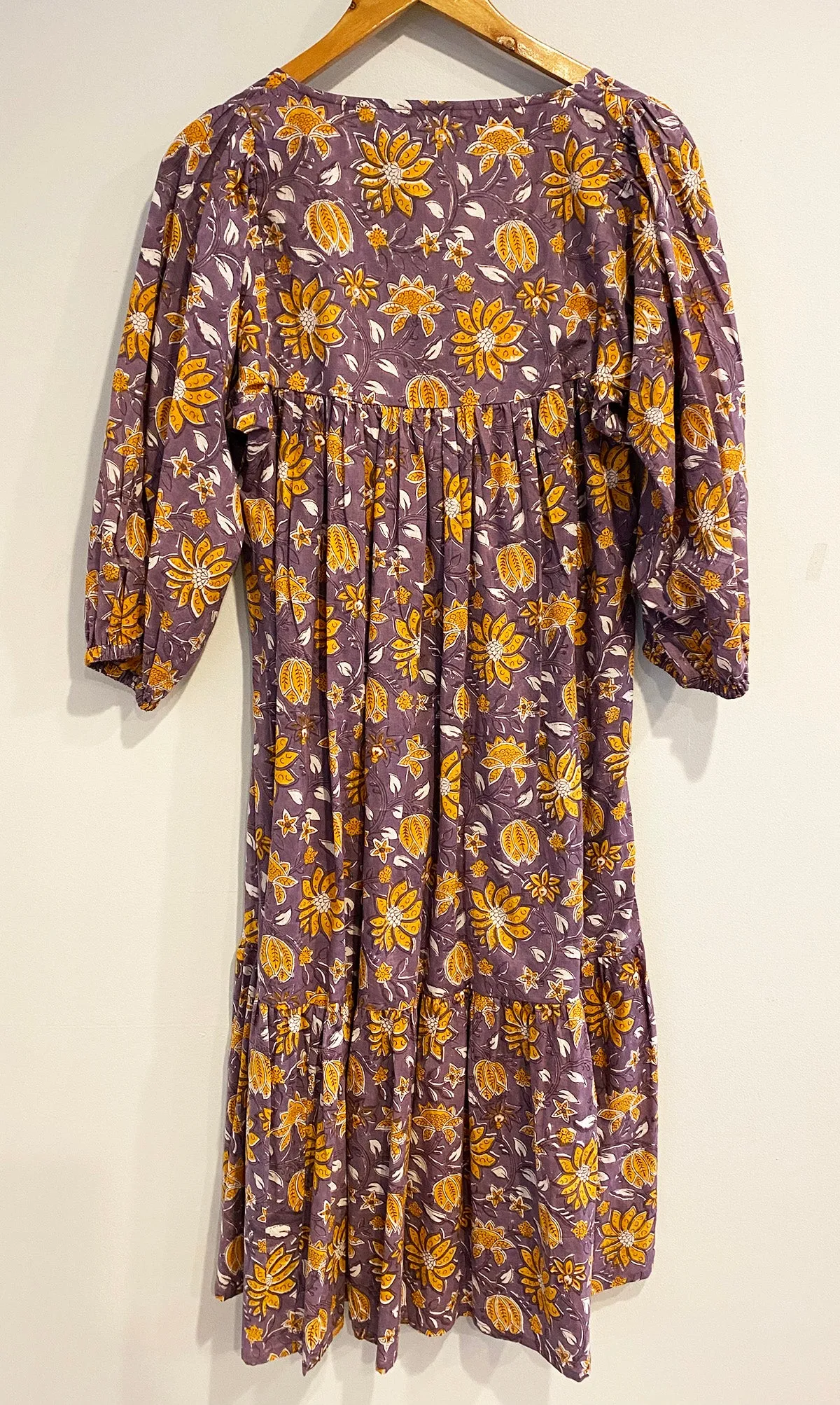 Meadow Dress | Grape Floral