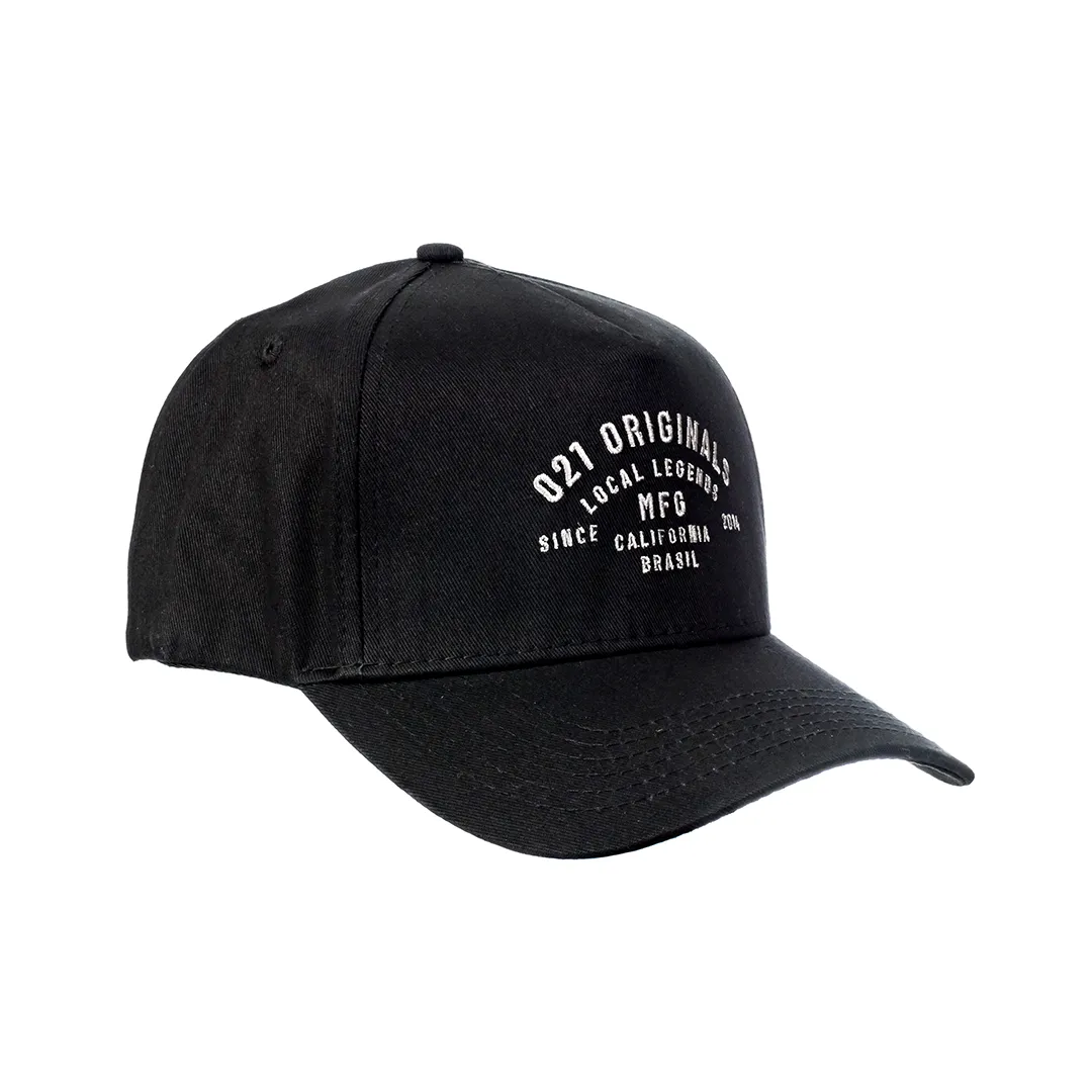 MFG A-FRAME SNAPBACK HAT - BLACK