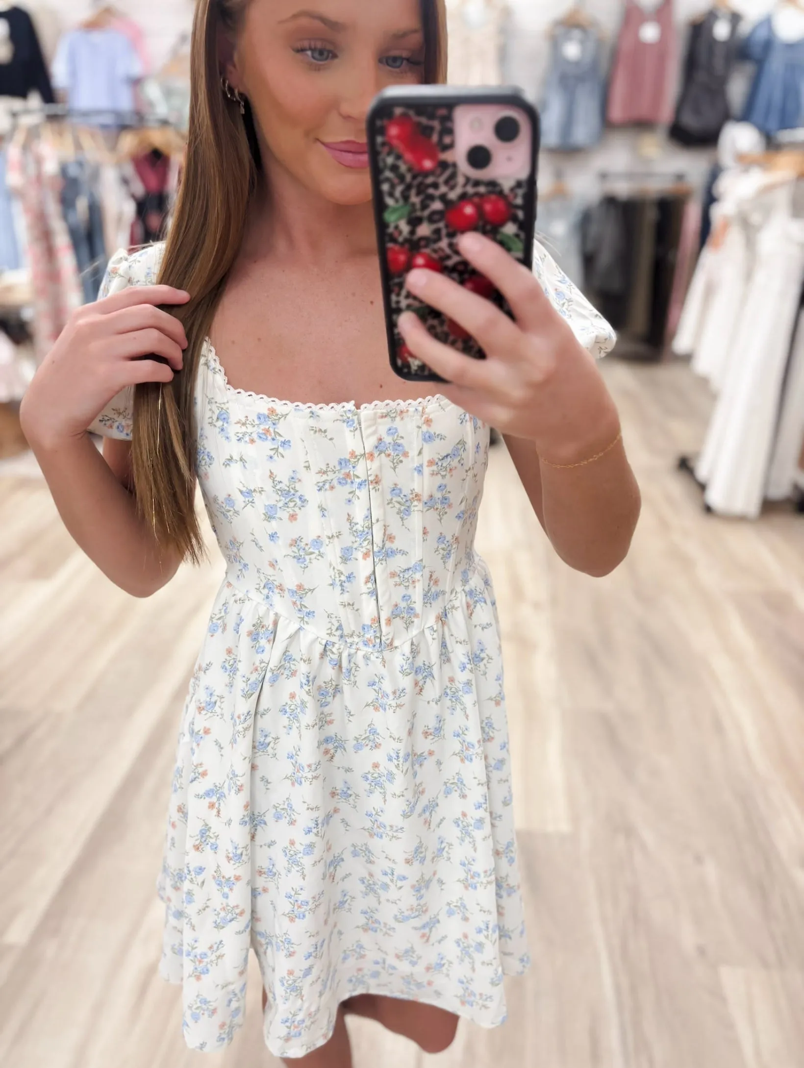 Mia Bloom Blue Dress