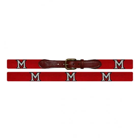 Miami University Needlepoint Belt