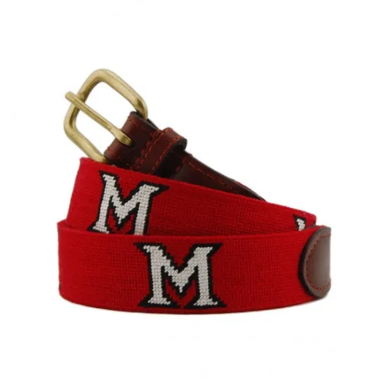 Miami University Needlepoint Belt