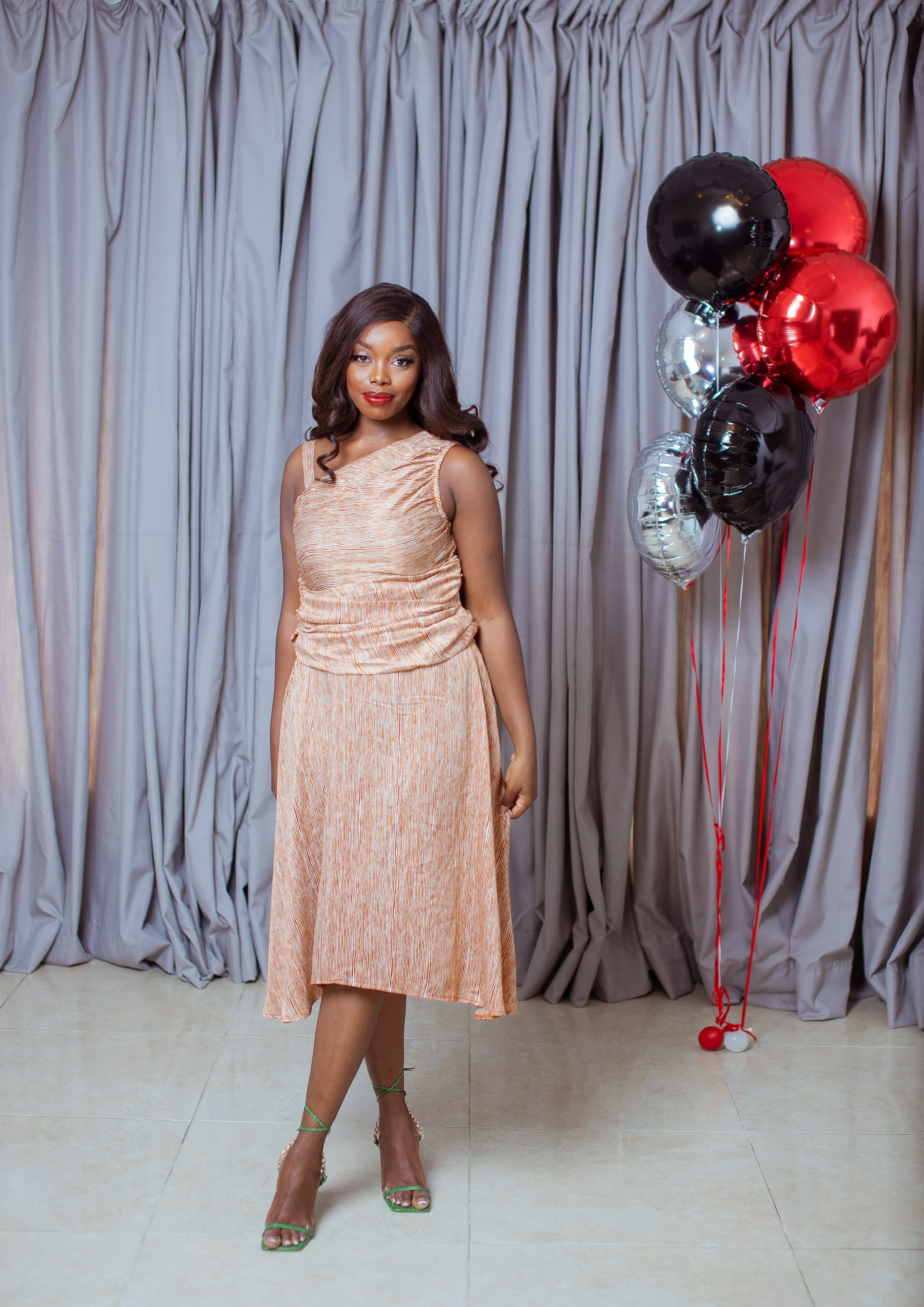 Midi Drape Dress