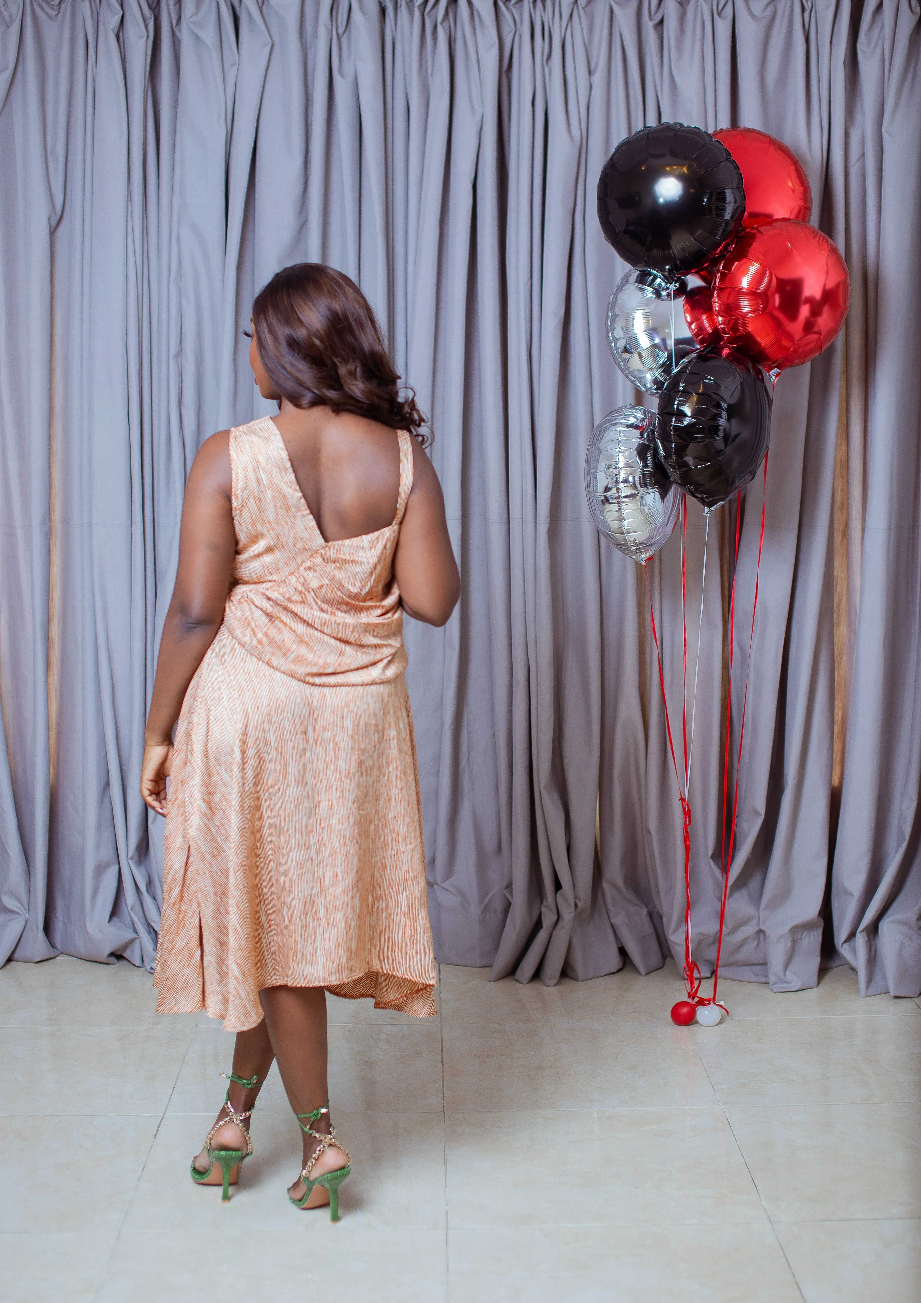 Midi Drape Dress