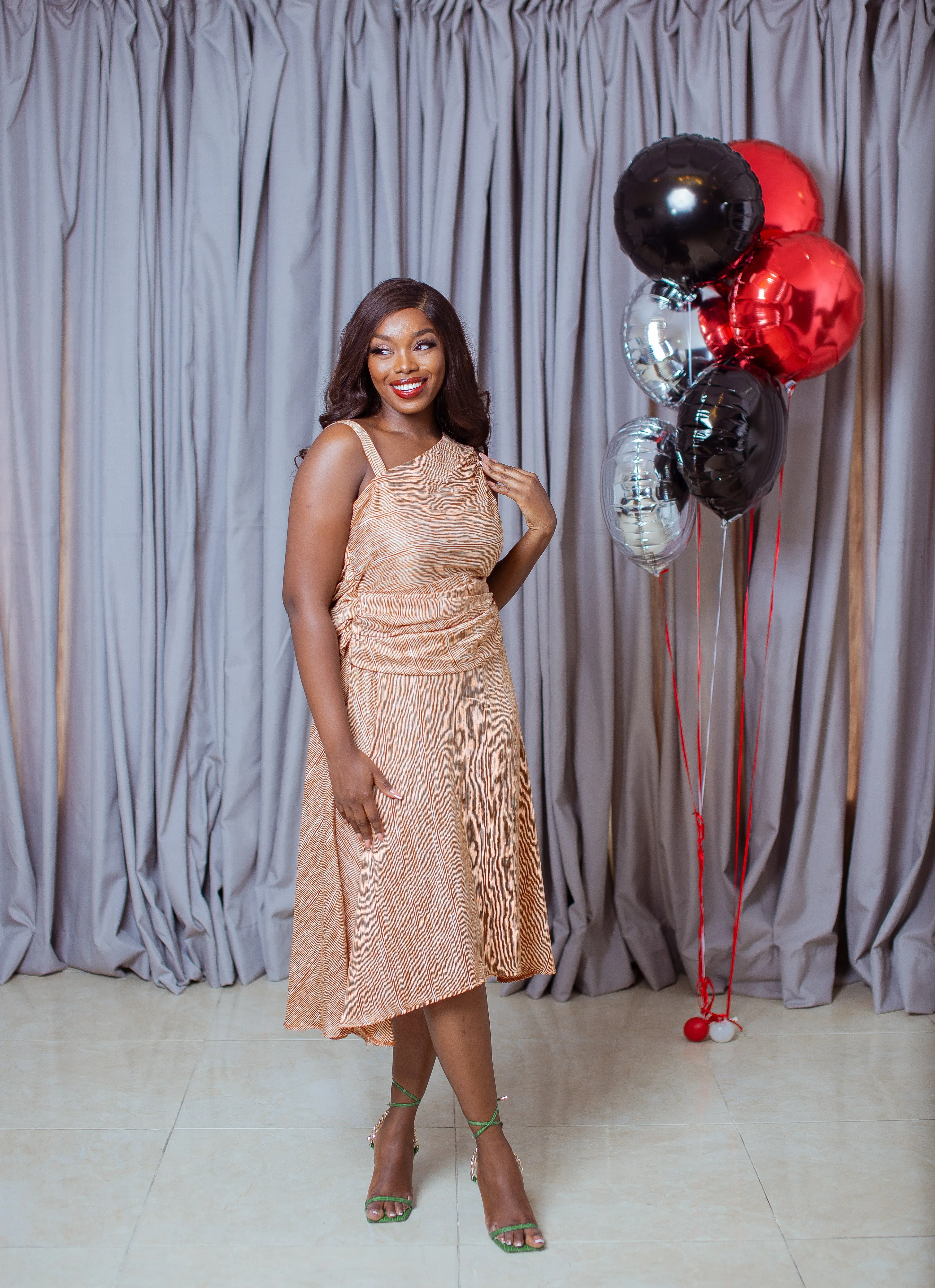Midi Drape Dress