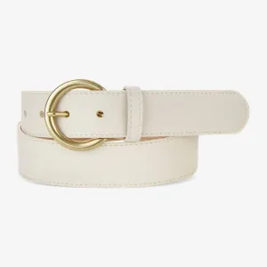 Milena Pebbled Nappa Leather Belt