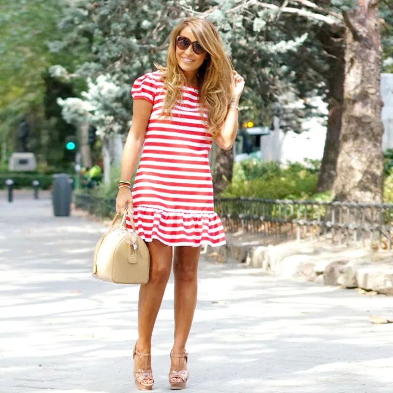 Mommy & Me  striped Dresses