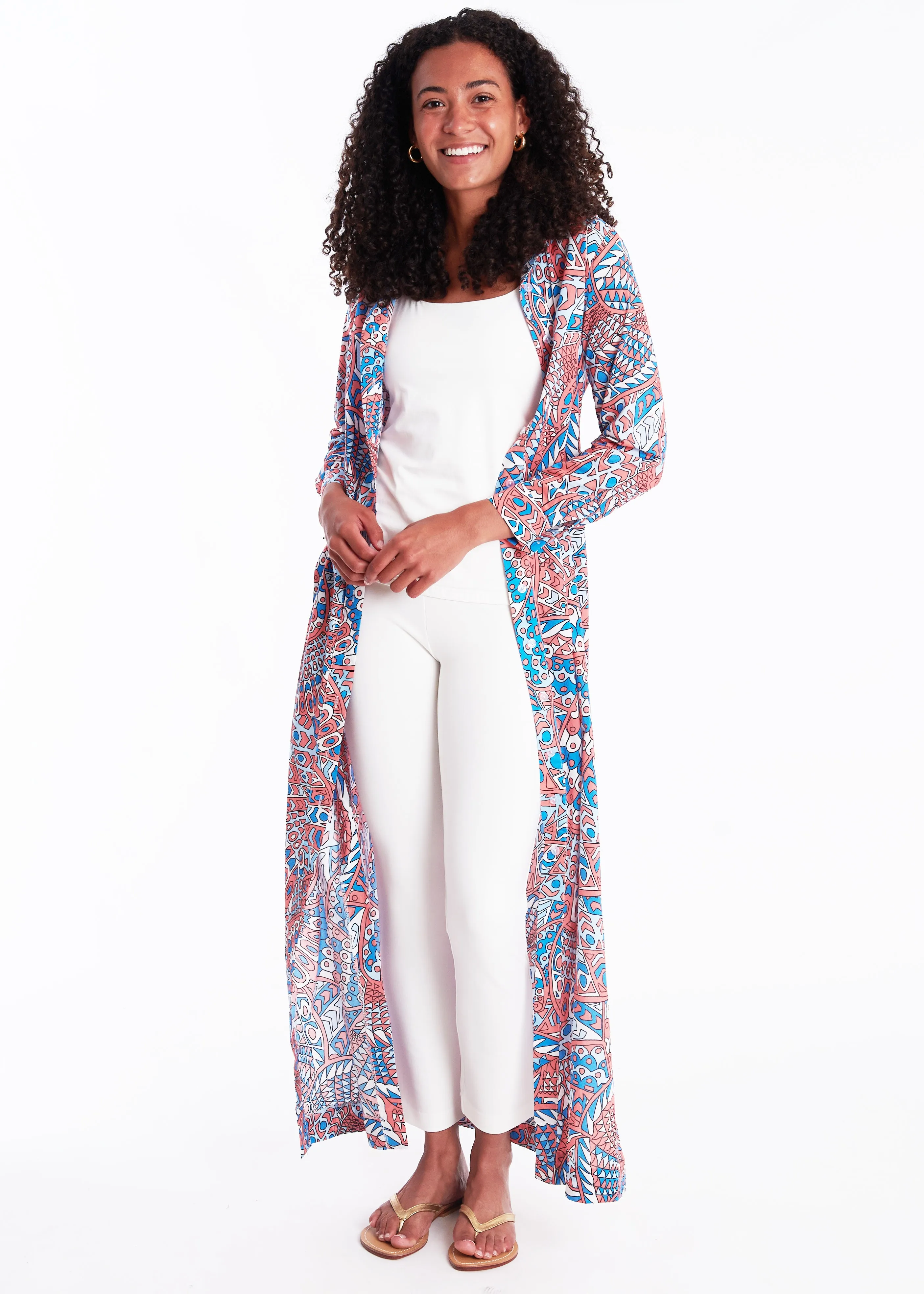 Monteith Caftan - Falcon Cotton Candy