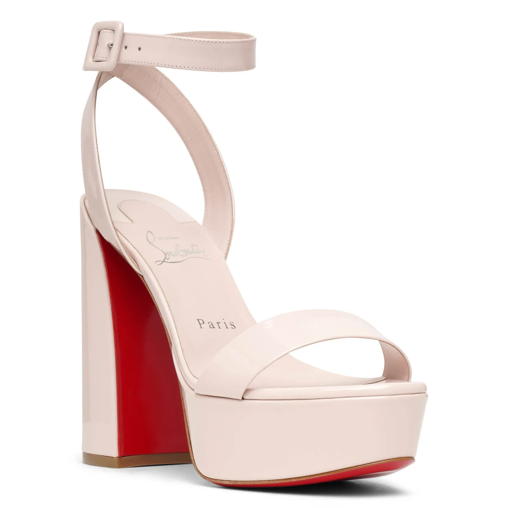 Movida Sabina 130 light pink patent sandals