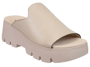 Naked Feet: DRIFT in BEIGE Platform Sandals