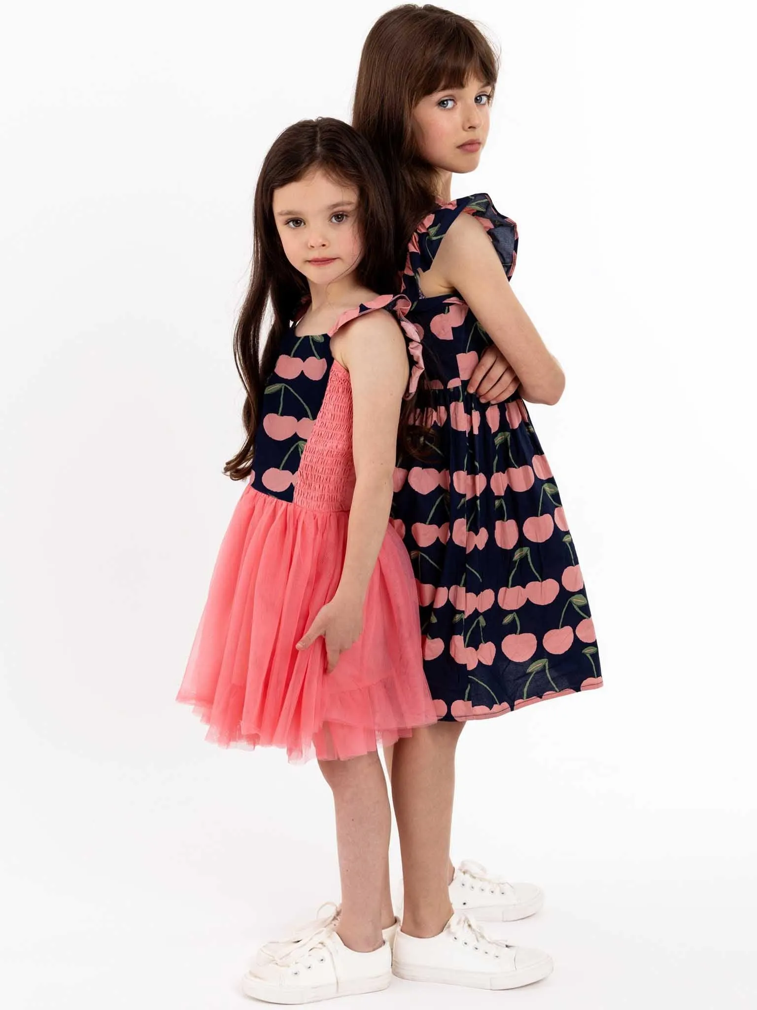 Navy Cherry Madison Dress
