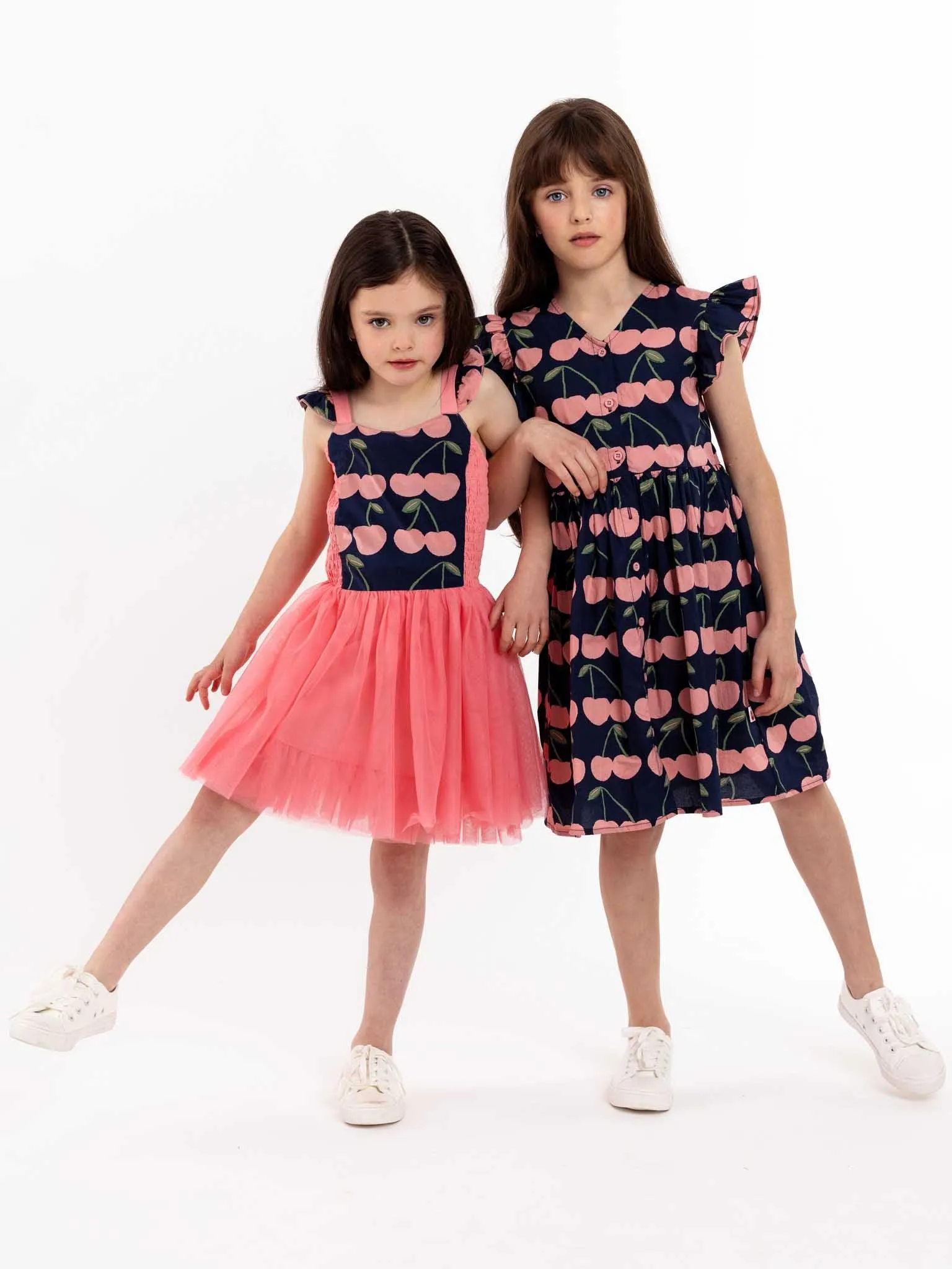 Navy Cherry Madison Dress