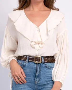 Naz Studded Leather Belt