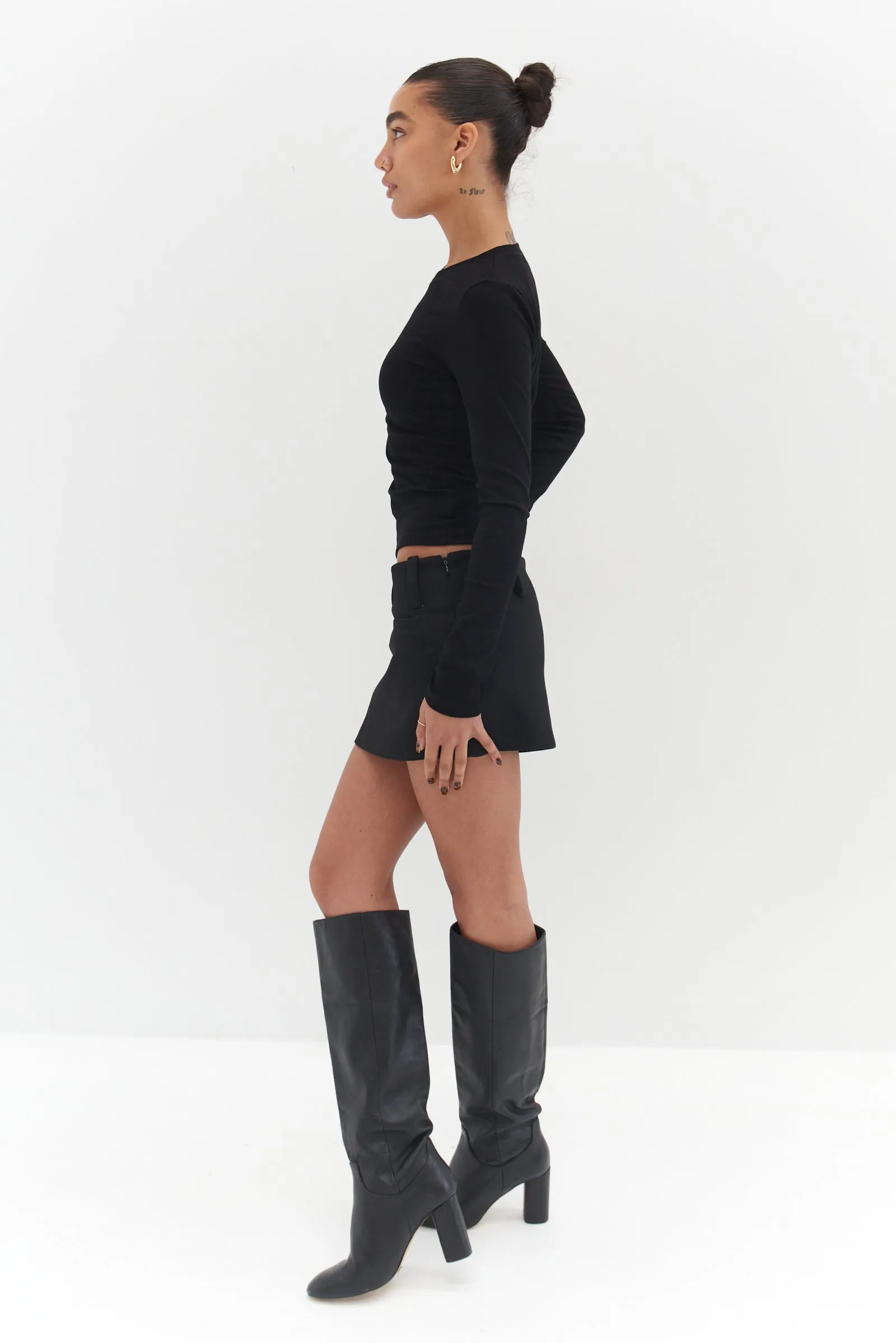 Nora Mini Skirt - Black