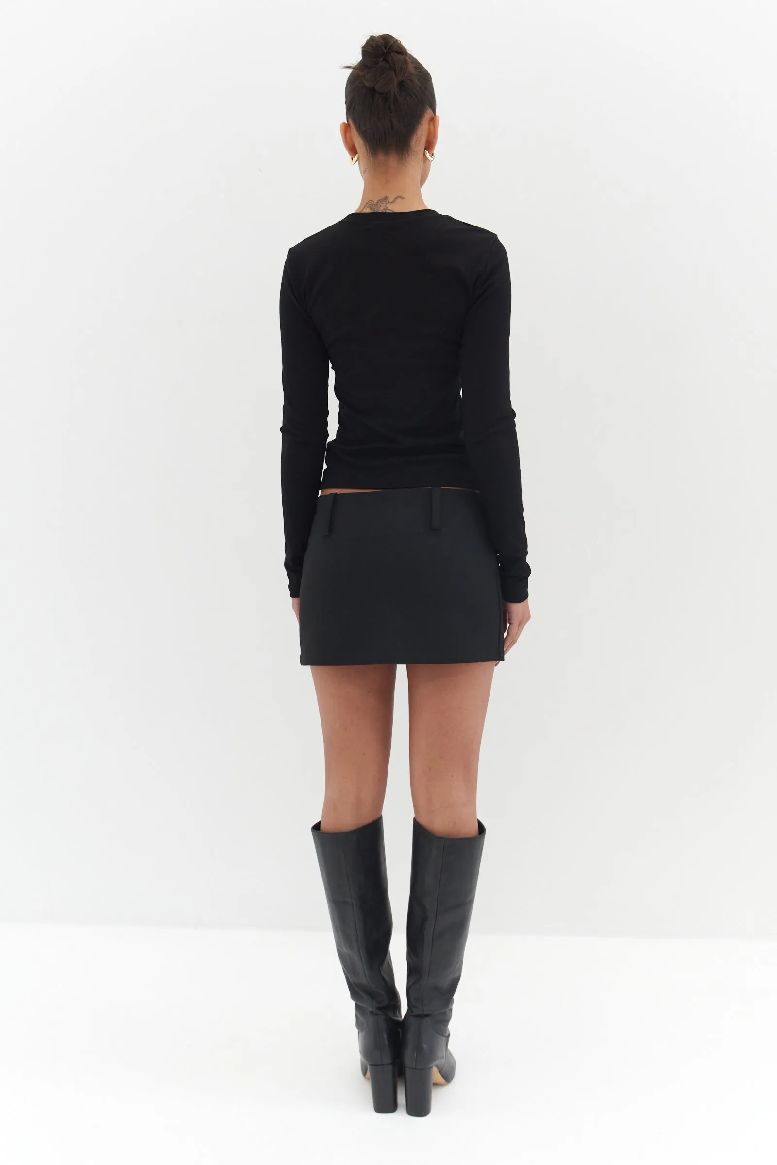Nora Mini Skirt - Black