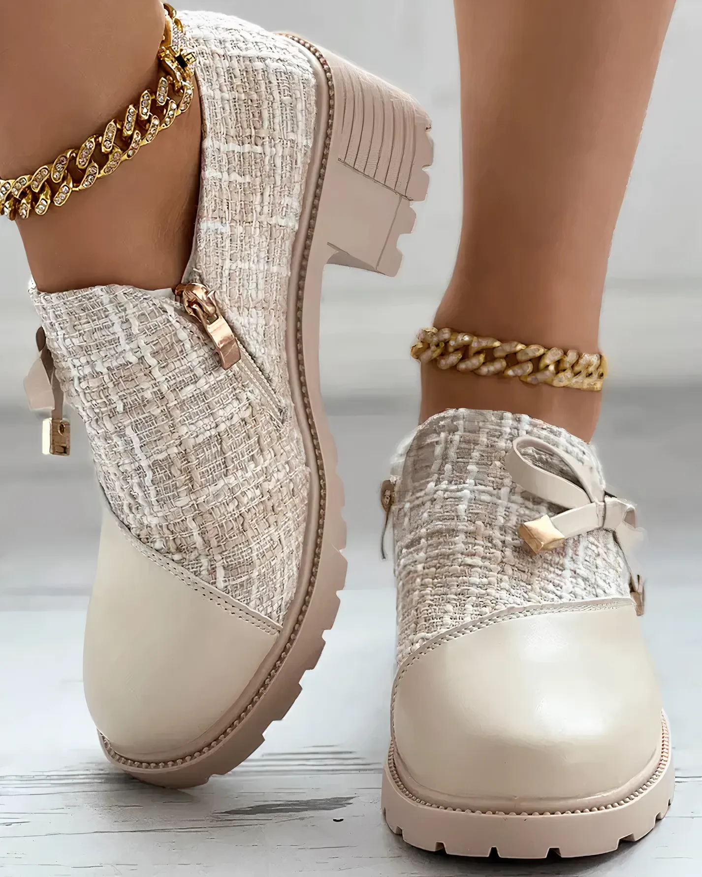 Norma® | Stylish Thick Heels With Lace