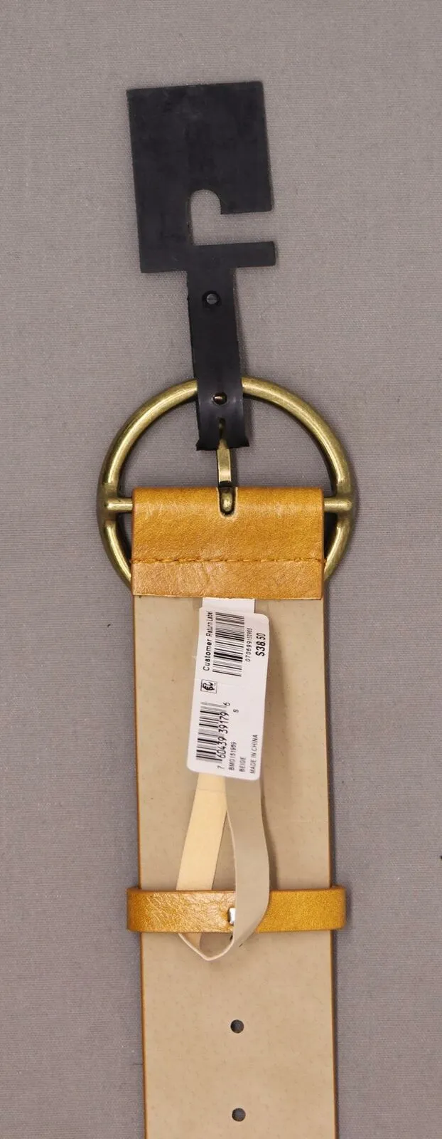 NWT INC International Concepts Womens Classic Panel Belt. BMG151959 Small