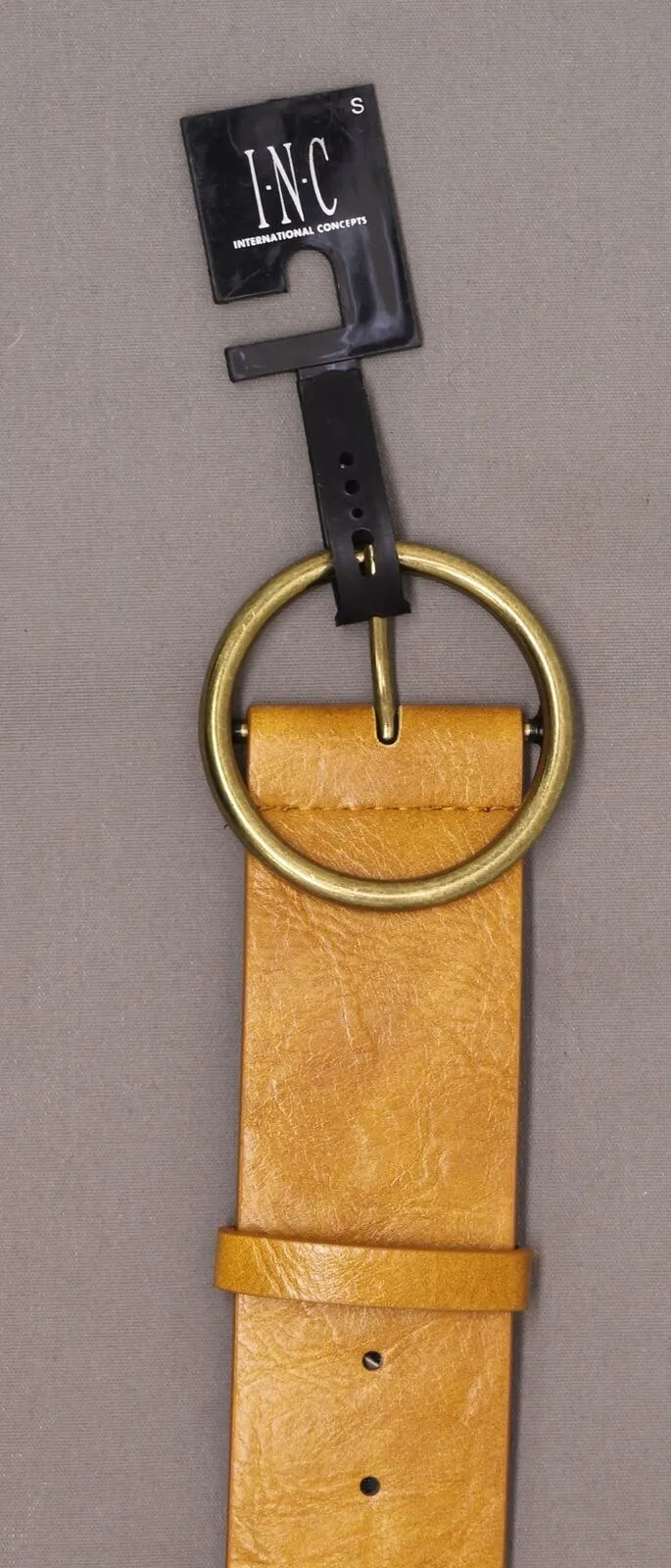 NWT INC International Concepts Womens Classic Panel Belt. BMG151959 Small