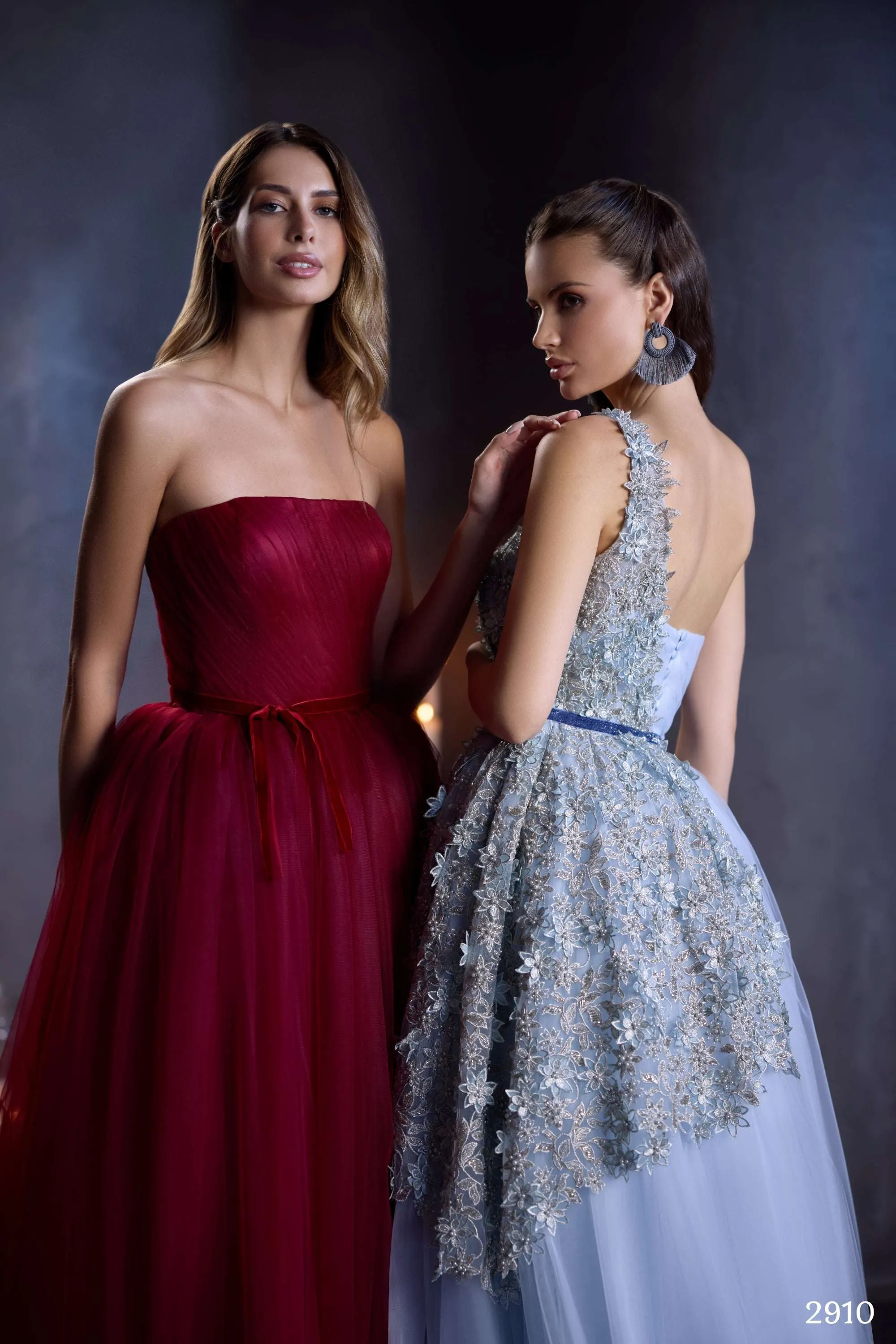 One shoulder formal dress long | Fancy evening gowns | KatrinFAVOR