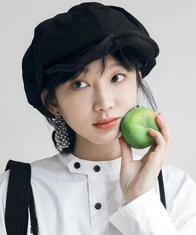Original Design Green Stylish Patchwork Beret Hat G184