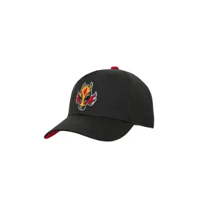 Outer Stuff NHL 3rd Logo Precurve Toddler Snapback Hat - Calgary Flames