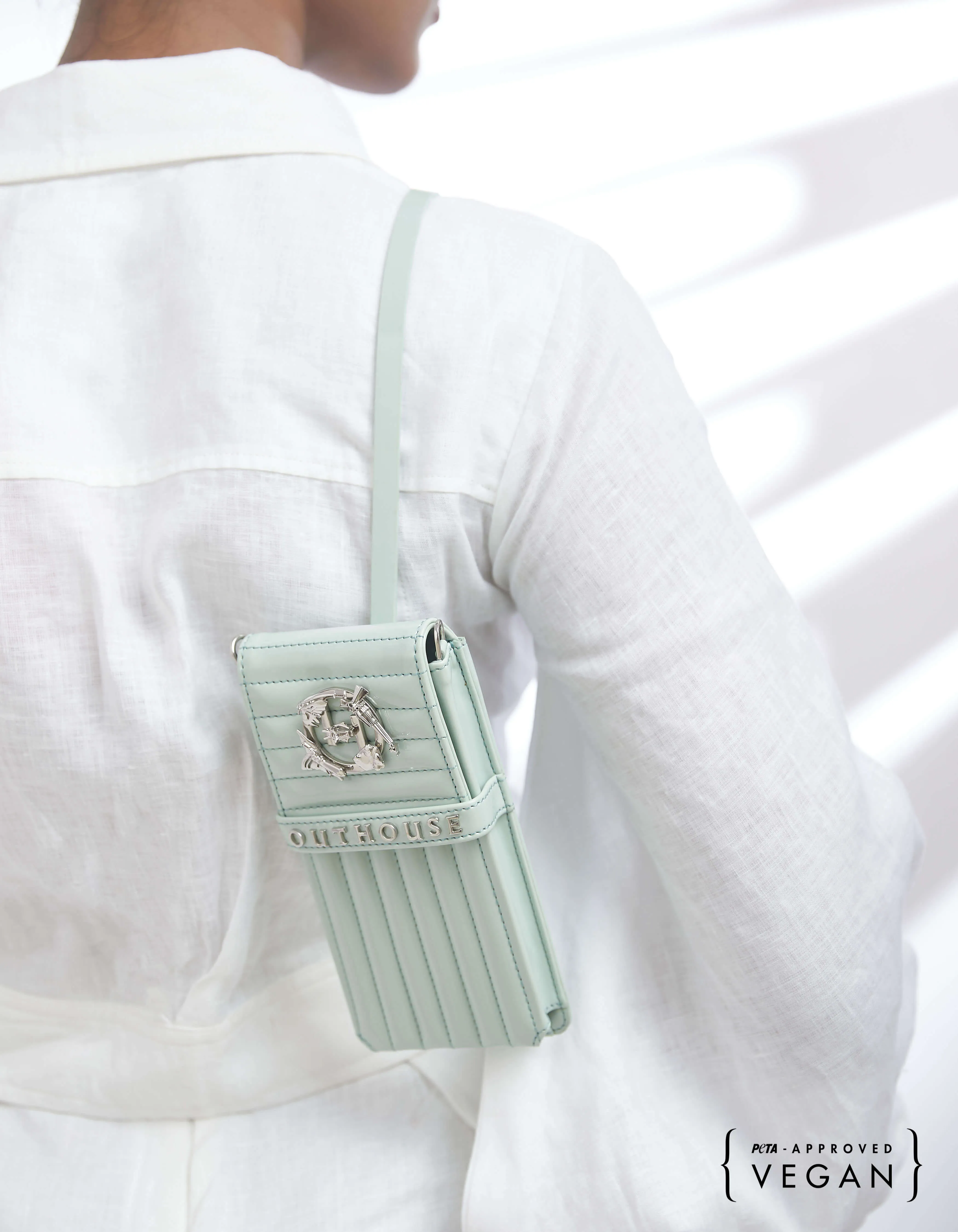 Outhouse   -   OH V Birdy The Oh V Birdy Phone Bag - Mint Green