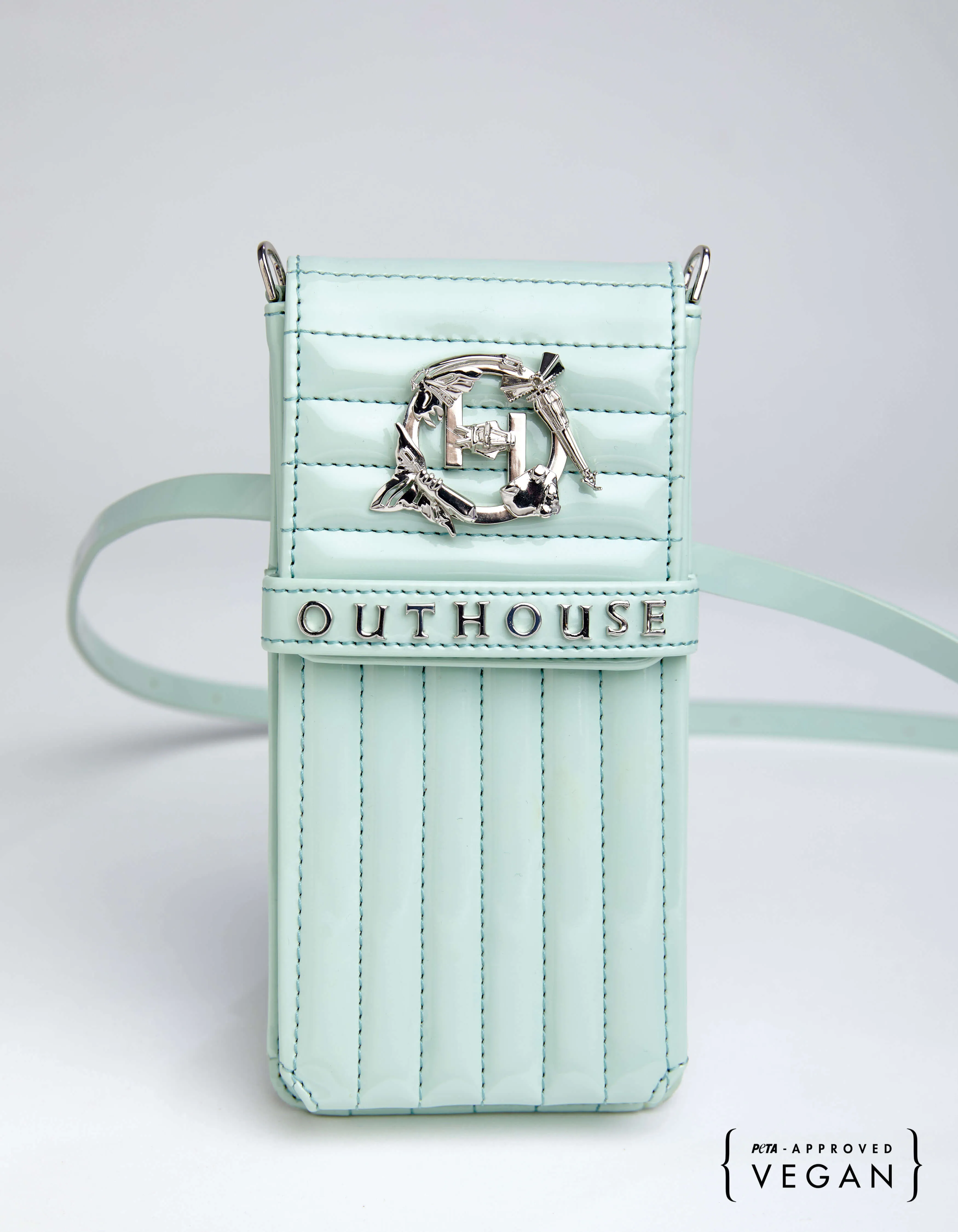 Outhouse   -   OH V Birdy The Oh V Birdy Phone Bag - Mint Green